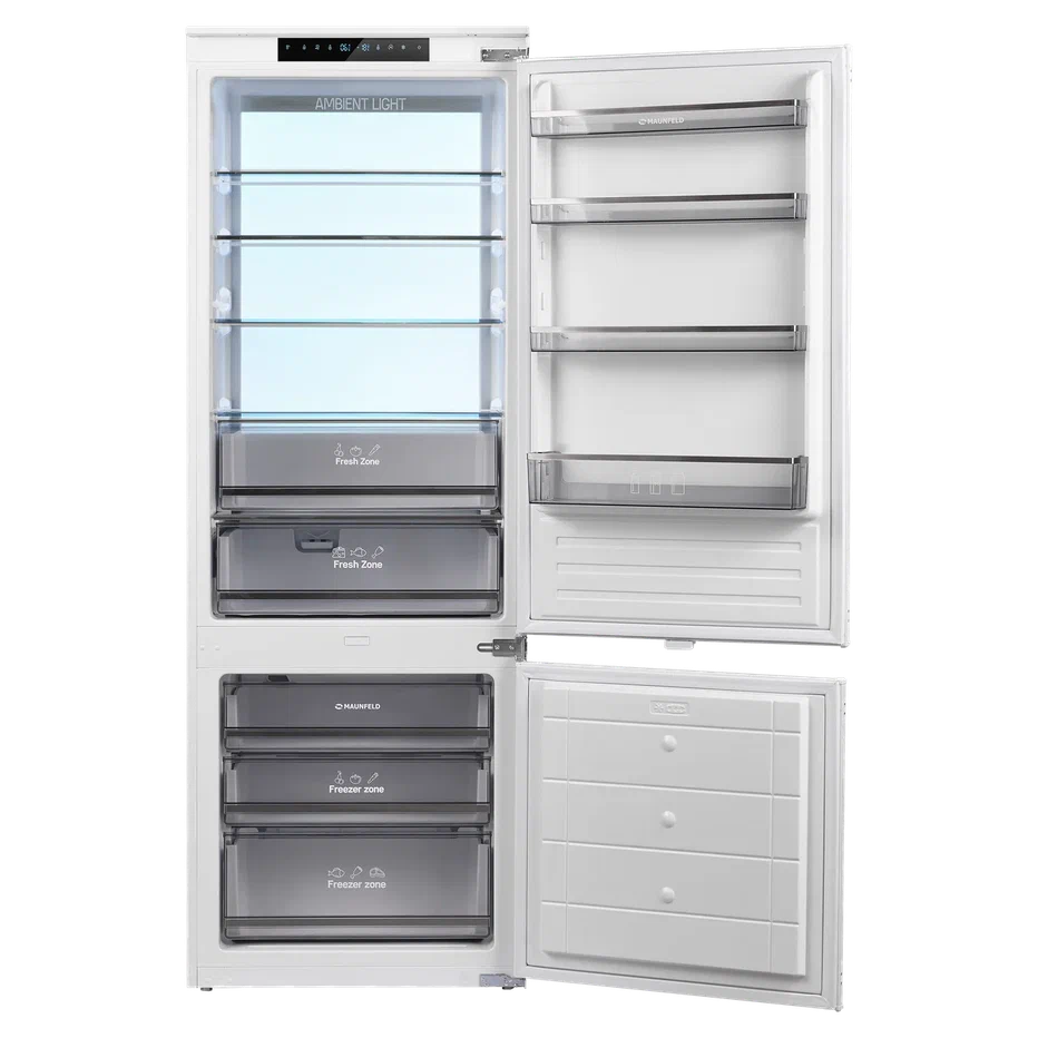 Холодильник-морозильник встраиваемый MAUNFELD MBF19369NFWGR LUX Inverter Холодильник-морозильник встраиваемый MAUNFELD MBF19369NFWGR LUX Inverter