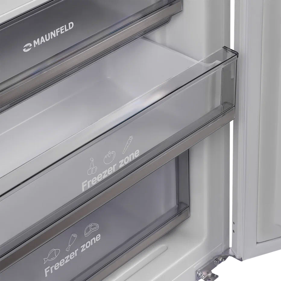Холодильник-морозильник встраиваемый MAUNFELD MBF19369NFWGR LUX Inverter