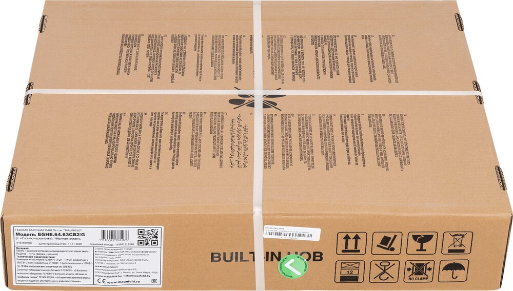 Газовая варочная панель MAUNFELD EGHE.64.63CB2/G