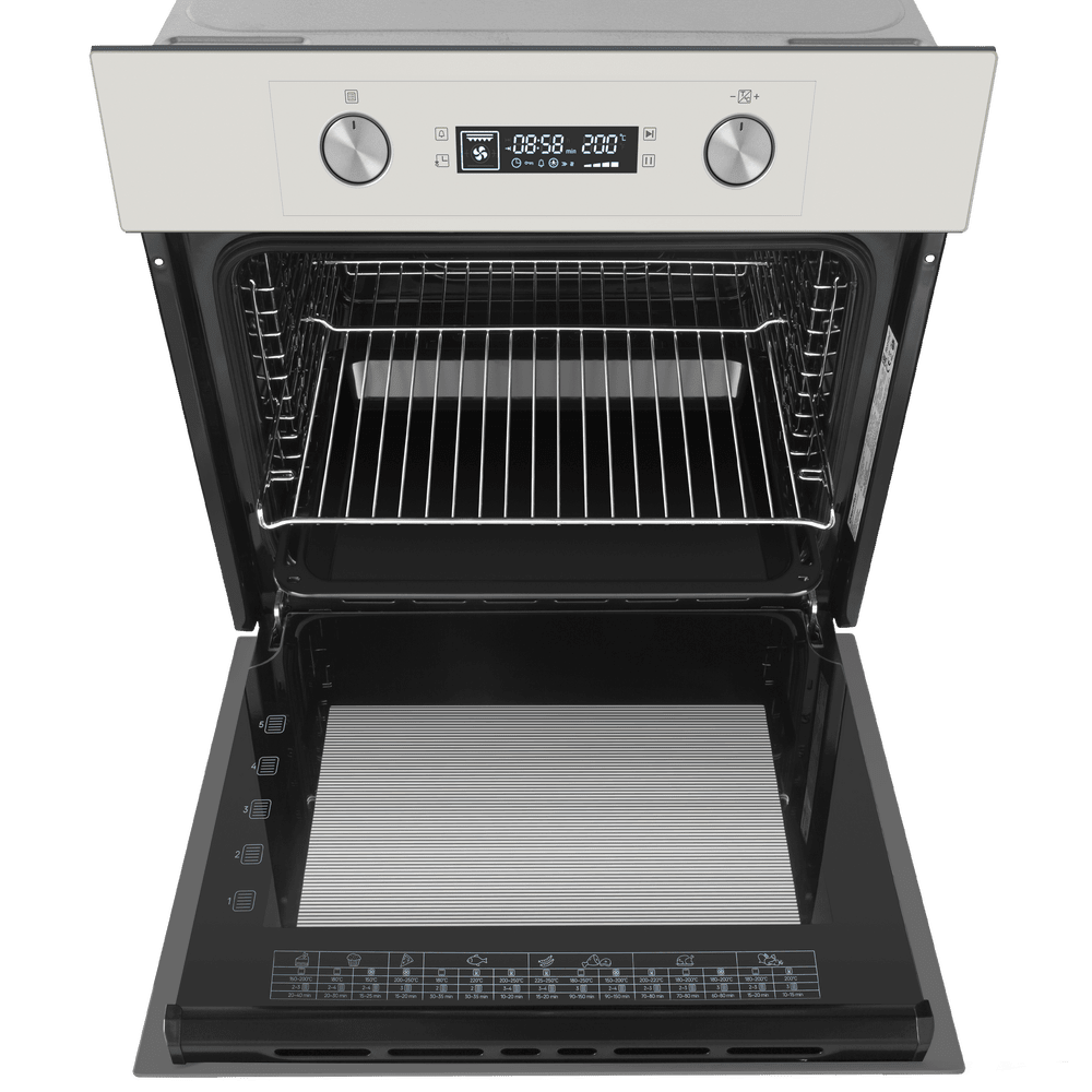 Электрический  бежевый духовой шкаф 60 см