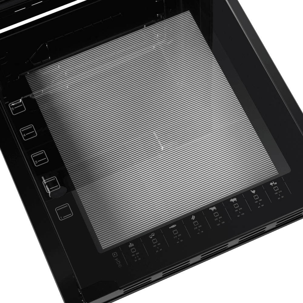 Электрический  белый духовой шкаф 45 см с режимом конвекции