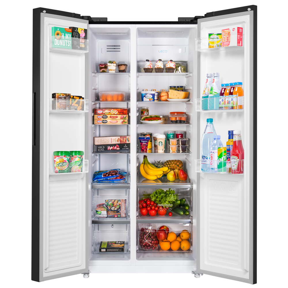 Холодильник с инвертором MAUNFELD MFF177NFB Slim Inverter