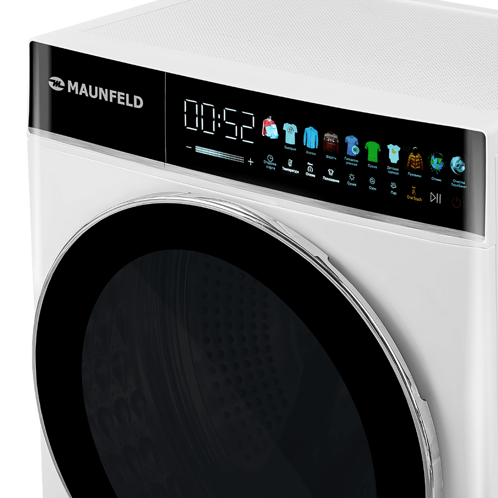 Стиральная машина c инвертором и паром MAUNFELD MFWM129WH05