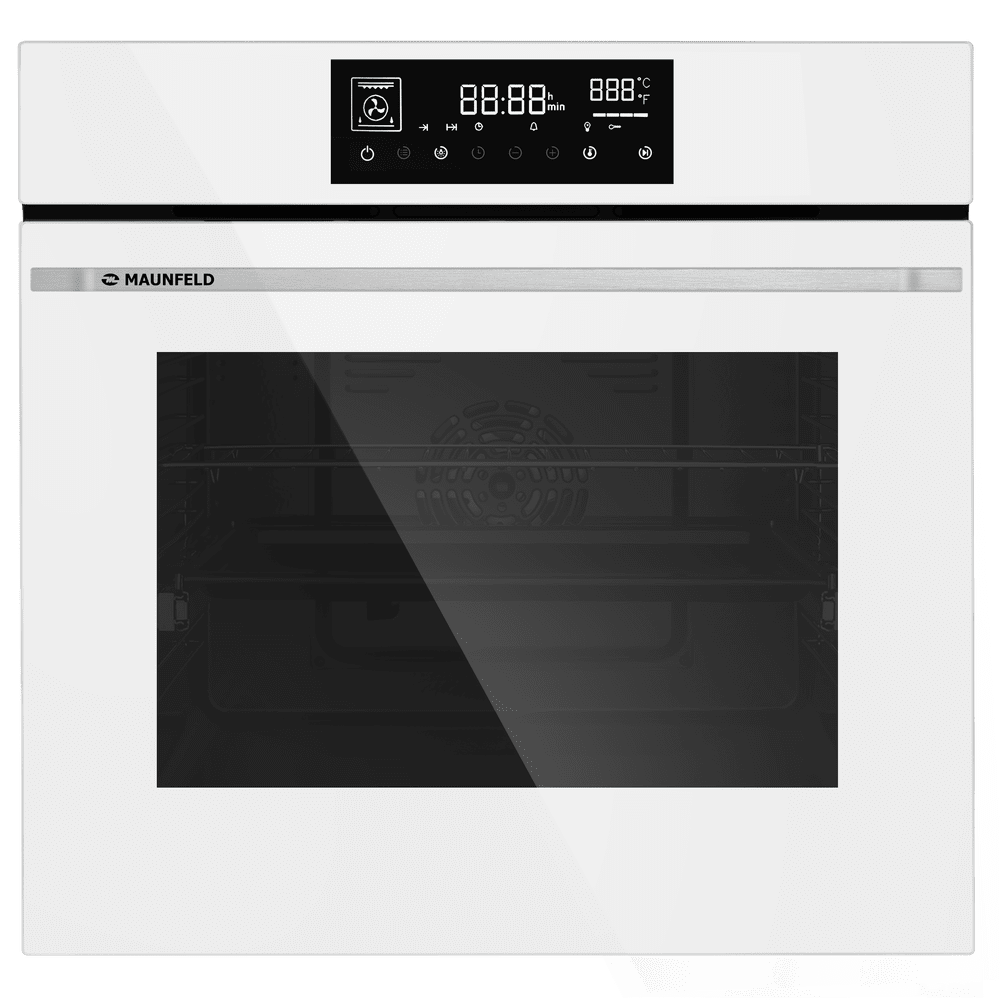 Электрический белый духовой шкаф 60 см с режимом конвекции Электрический белый духовой шкаф 60 см с режимом конвекции