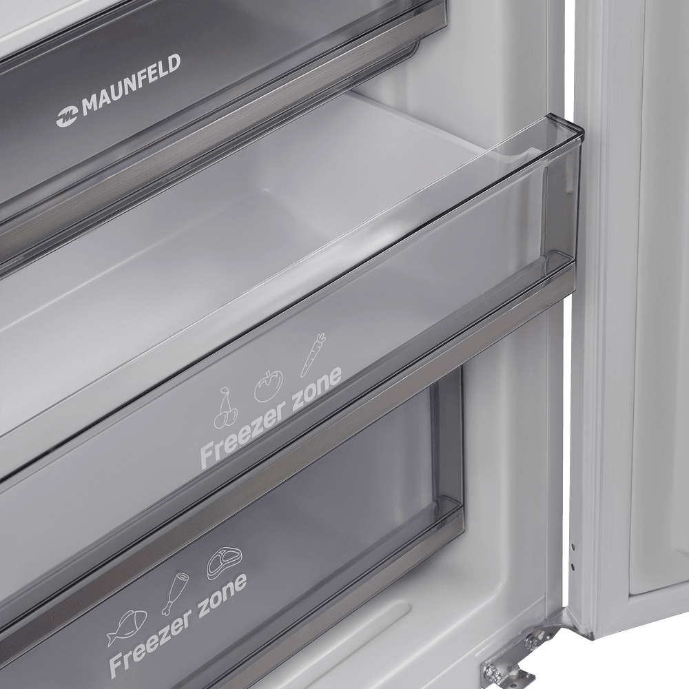 Холодильник-морозильник встраиваемый MAUNFELD MBF193NFW1GR Inverter