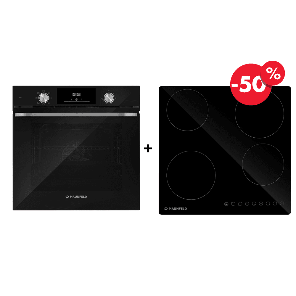 Шкаф духовой электрический MAUNFELD FEOH7872B + AVCE594BK СКИДКА-50% Шкаф духовой электрический MAUNFELD FEOH7872B + AVCE594BK СКИДКА-50%