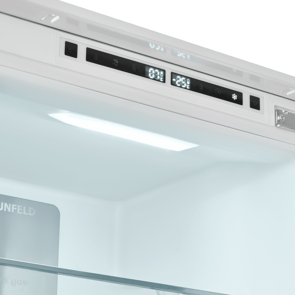 Холодильник-морозильник встраиваемый MAUNFELD MBF177NFWHGR Inverter