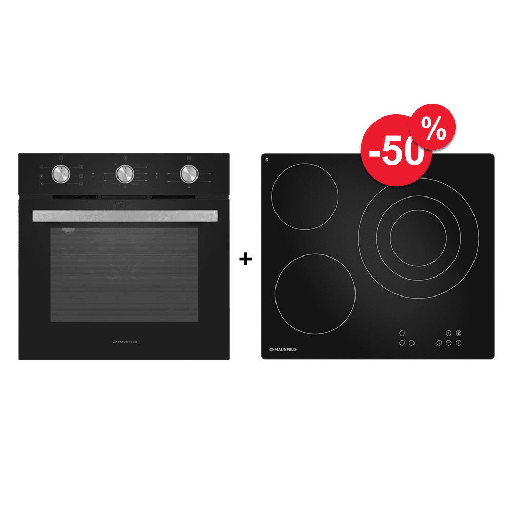 Шкаф духовой электрический MAUNFELD AEOD6060B + AVCE6035TBK СКИДКА-50%&nbsp;