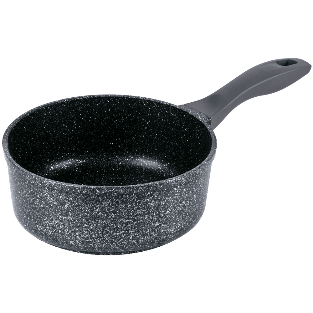 Ковш MAUNFELD GRETA MF18GRTT01SP из литого алюминия со стеклянной крышкой, 18 см, 1,6 л