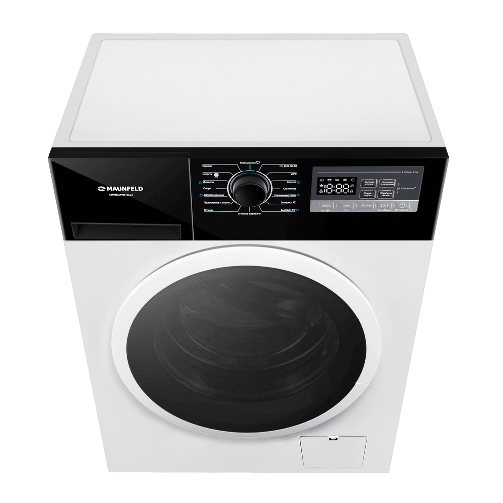 Стиральная машина c инвертором и паром MAUNFELD MFWM1410STWH03