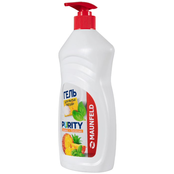 Гель для&nbsp;мытья посуды Maunfeld Purity Ананас и&nbsp;базилик 450г MDL450PD (дозатор)