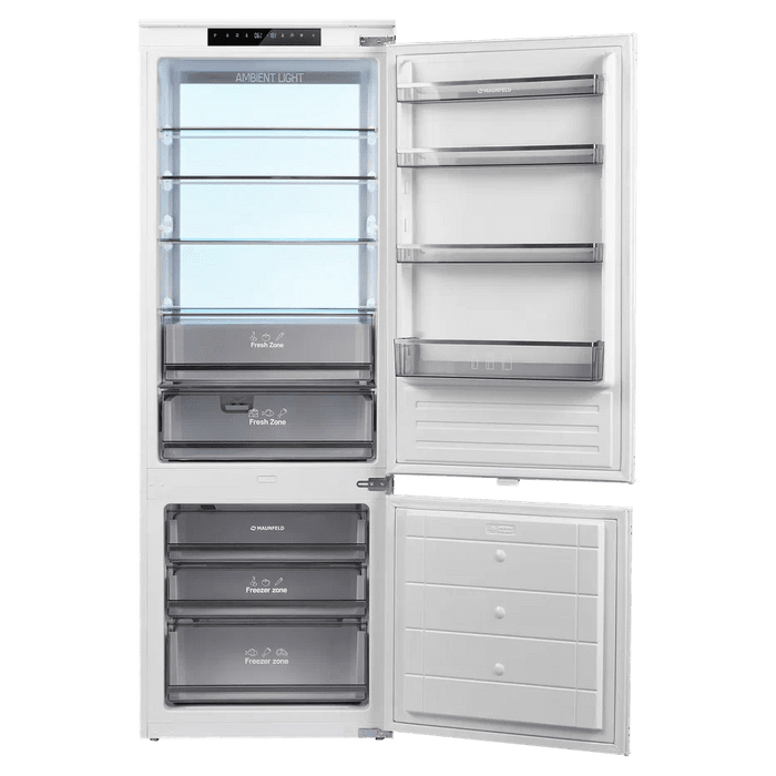 Холодильник-морозильник встраиваемый MAUNFELD MBF19369NFWGR LUX Inverter