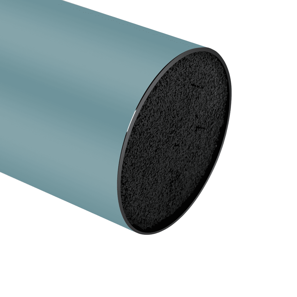 Подставка для ножей FILIGRANA GINA FG22GR11KS из полипропилена, 22*11*11 см, цвет зеленый