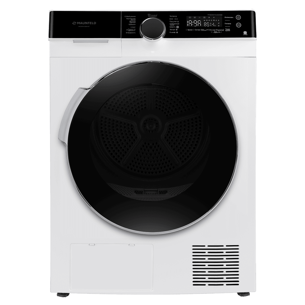 Сушильная машина с инвертором и тепловым насосом MAUNFELD MFDM1410WH07