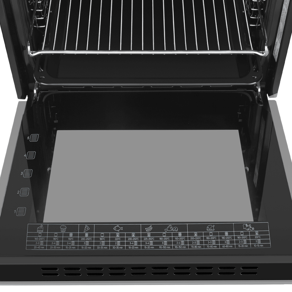 Электрический белый духовой шкаф 60 см с режимом конвекции