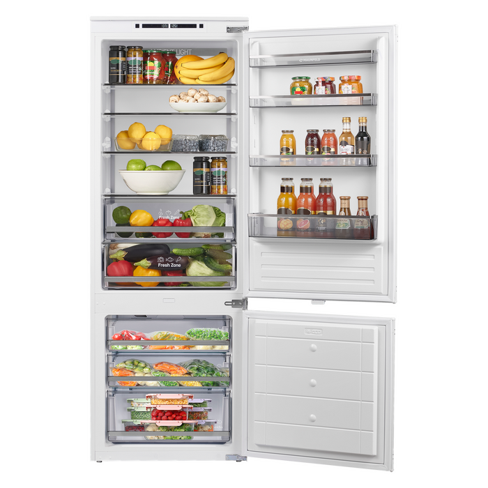 Холодильник-морозильник встраиваемый MAUNFELD MBF193NFW1GR Inverter