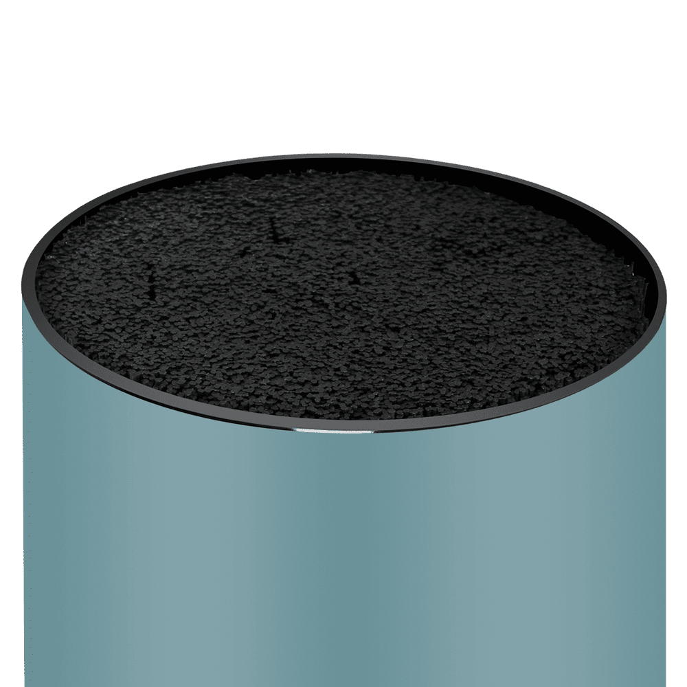 Подставка для ножей FILIGRANA GINA FG22GR11KS из полипропилена, 22*11*11 см, цвет зеленый