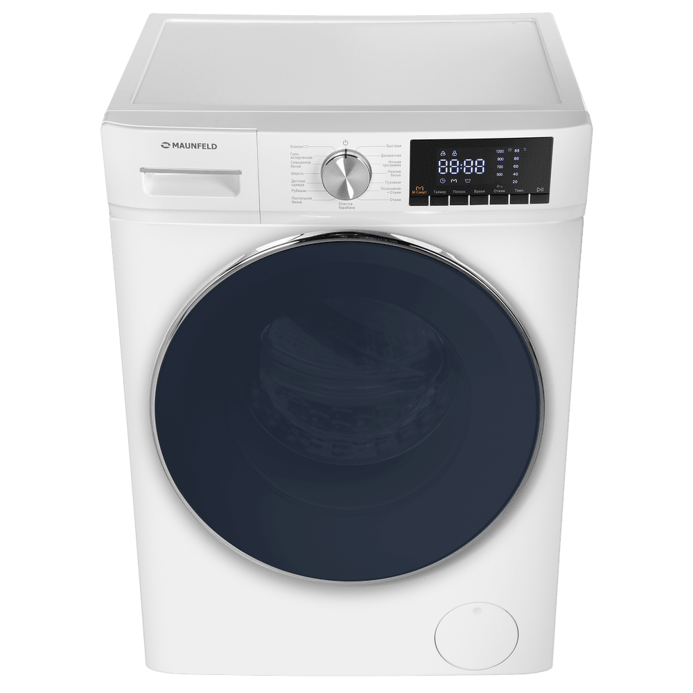 Стиральная машина c инвертором и паром MAUNFELD MFWM127IWH02