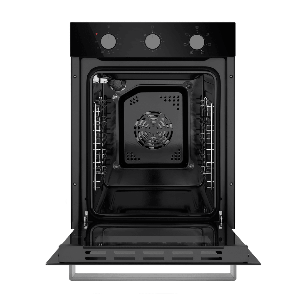 Электрический  черный духовой шкаф 45 см