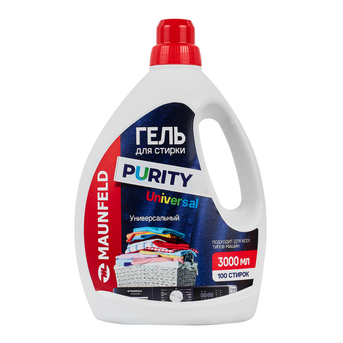 Гель для&nbsp;стирки Maunfeld Purity Universal 3000мл MWL3000PU