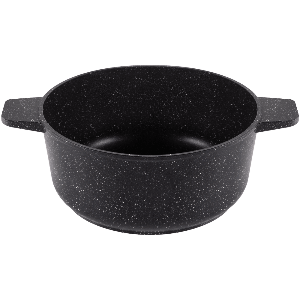 Кастрюля  MAUNFELD GALAXITE MF24GLX01CR из литого алюминия со стеклянной крышкой, 24 см, 4 л