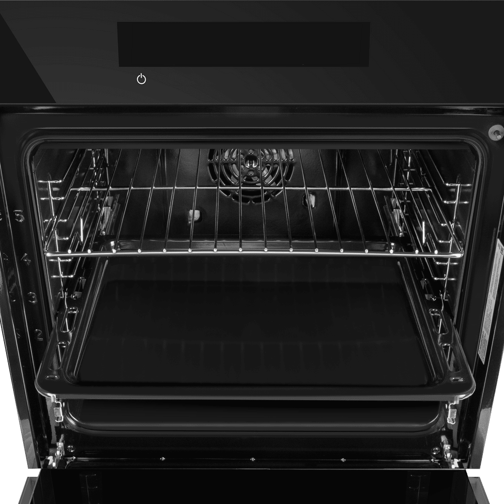 Электрический  черный духовой шкаф 60 см с режимом конвекции