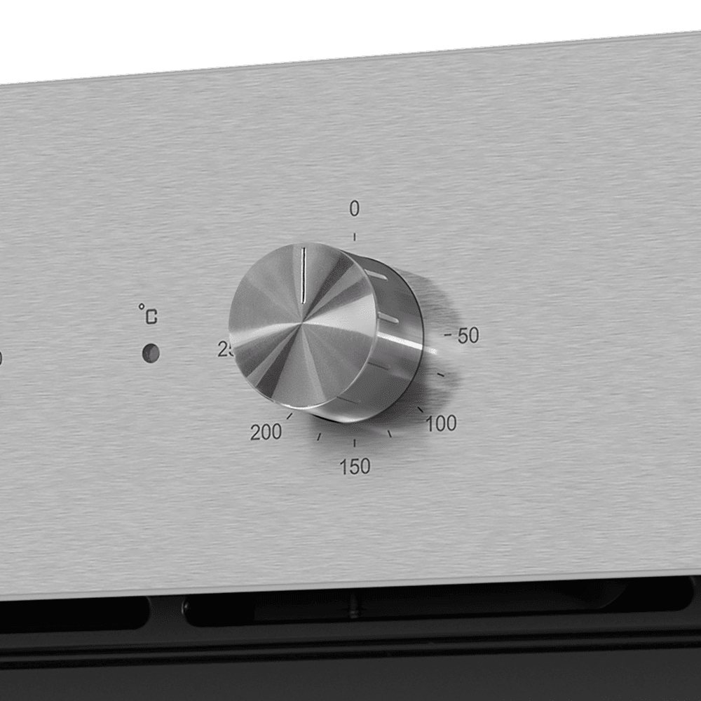 Электрический  серый духовой шкаф 60 см