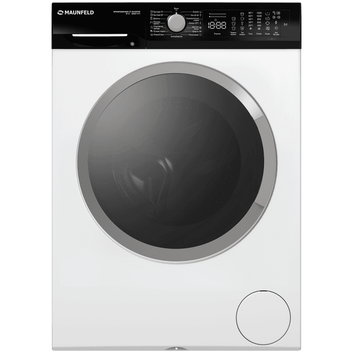 Стиральная машина с инвертором и паром MAUNFELD MFWM128WH400 ST INVERTER