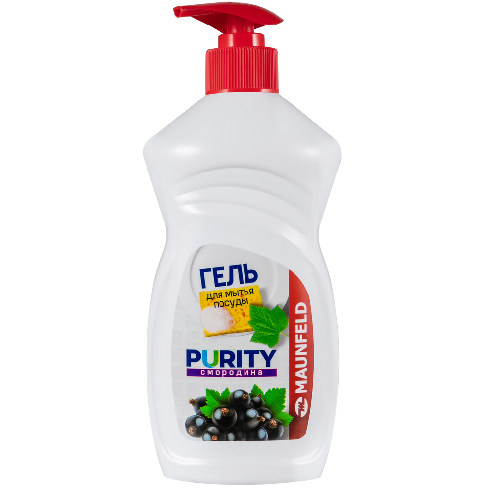 Гель для мытья посуды Maunfeld Purity Смородина 450г MDL450CD (дозатор)