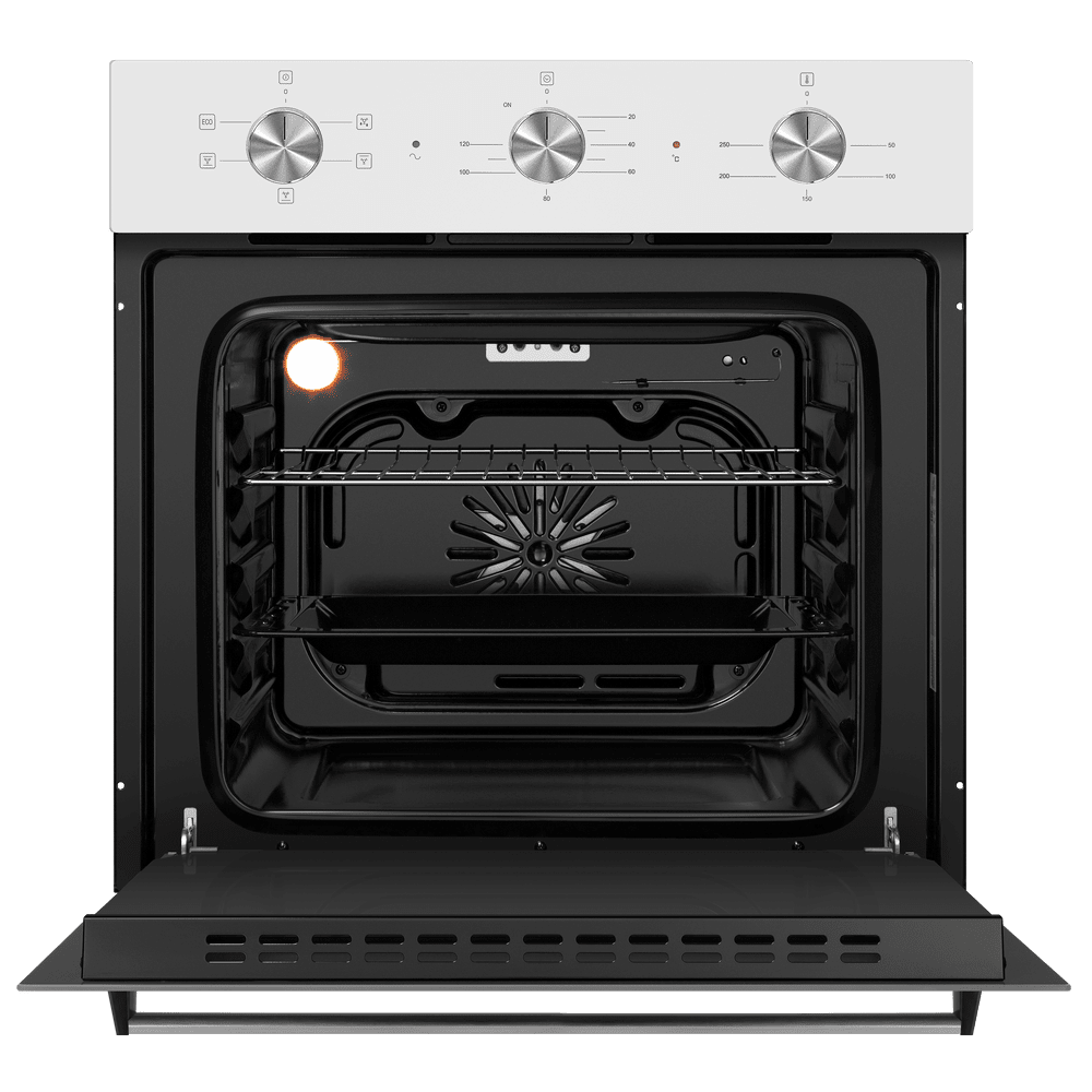 Электрический  белый духовой шкаф 60 см с режимом конвекции