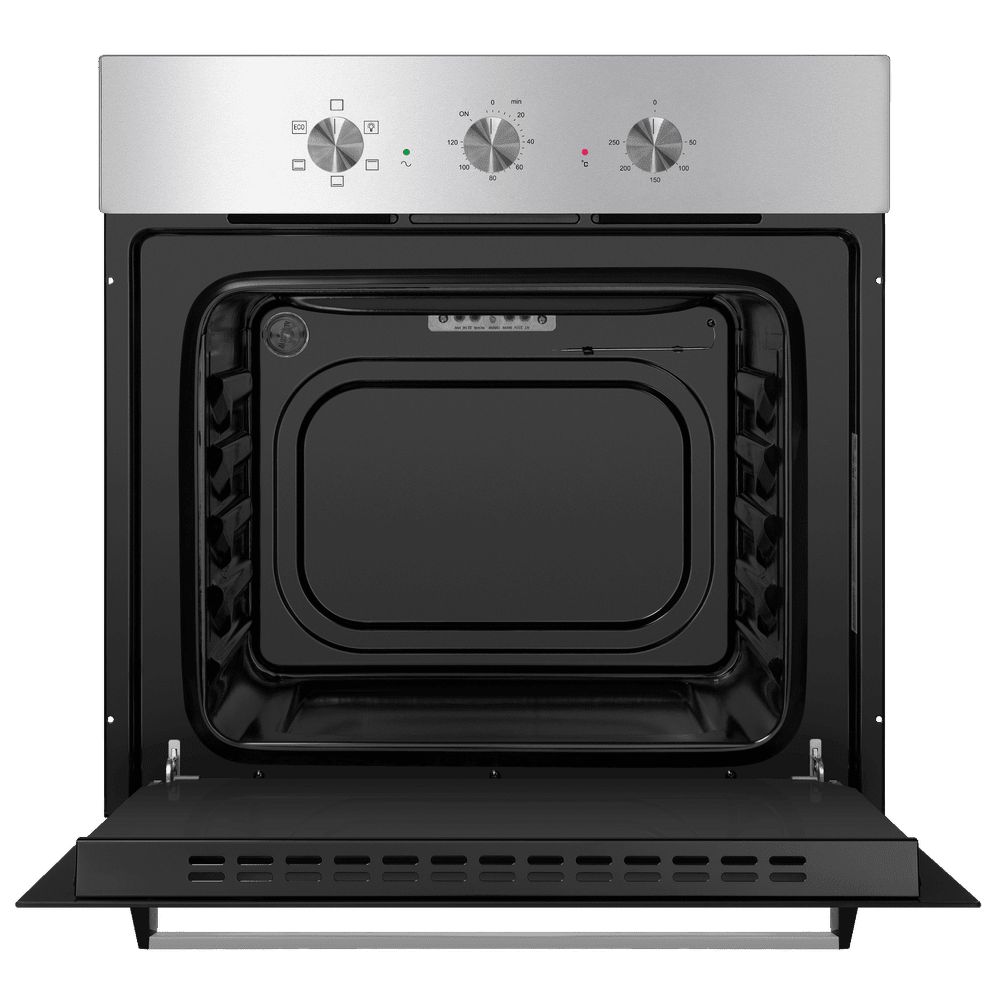 Электрический  серый духовой шкаф 60 см