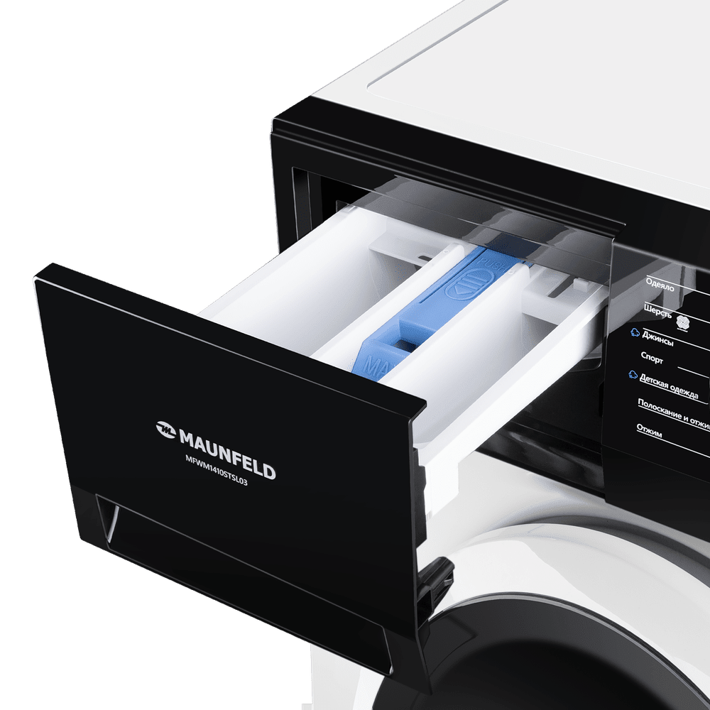 Стиральная машина c инвертором и паром MAUNFELD MFWM1410STWH03