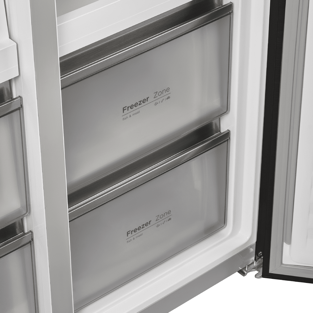 Холодильник MAUNFELD MFF190NFDPW Matt Inverter
