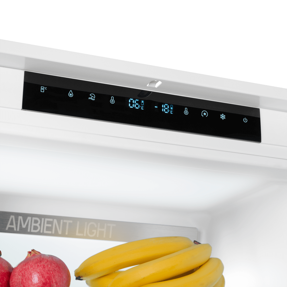 Холодильник-морозильник встраиваемый MAUNFELD MBF17754NFWHGR LUX Inverter