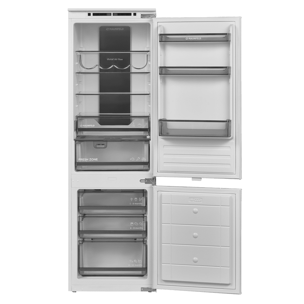 Холодильник-морозильник встраиваемый MAUNFELD MBF177NFWHGR Inverter