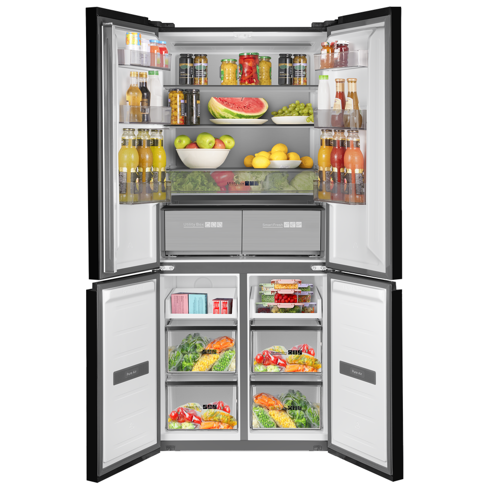 Холодильник с инвертором MAUNFELD MFF190NFB01