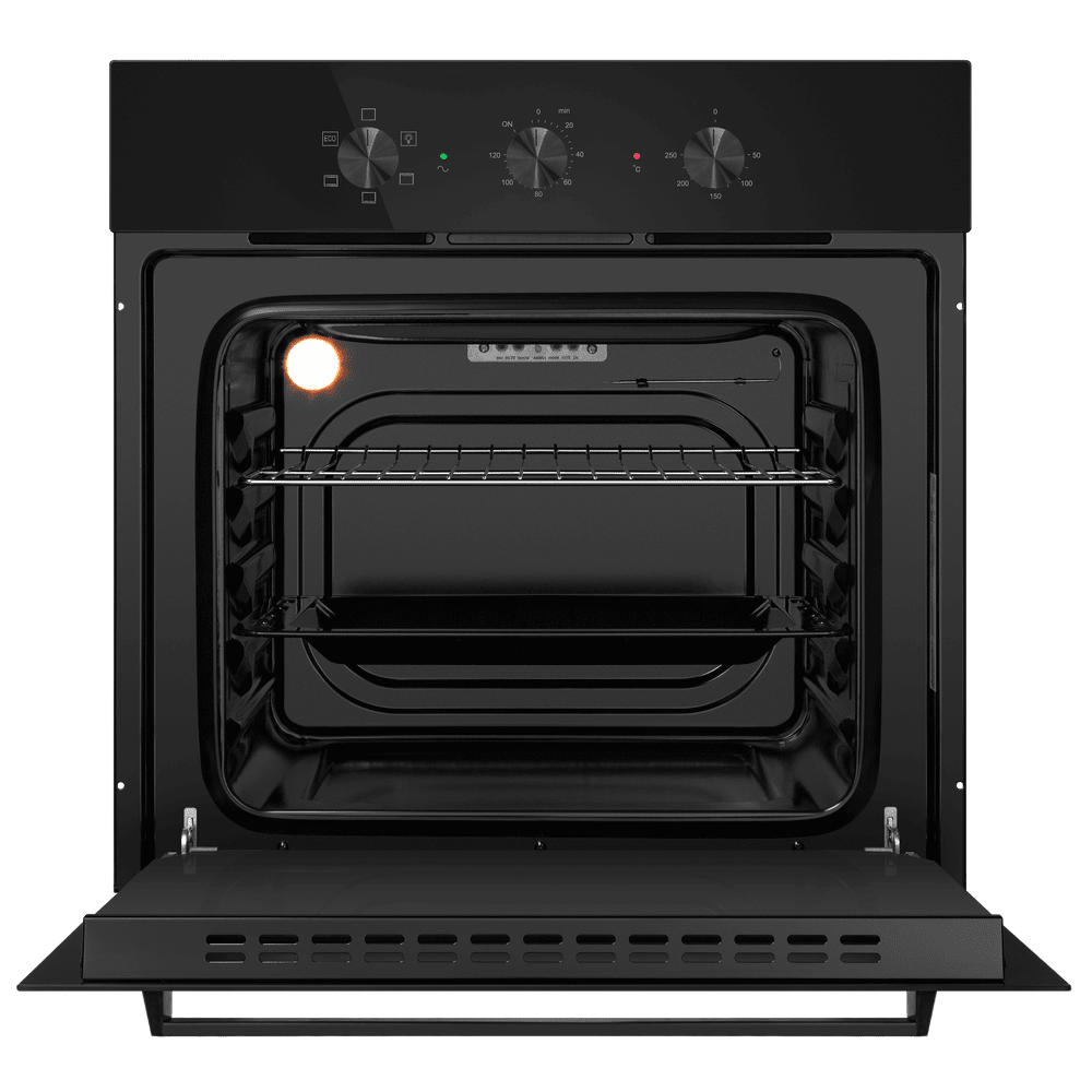 Электрический  черный духовой шкаф 60 см