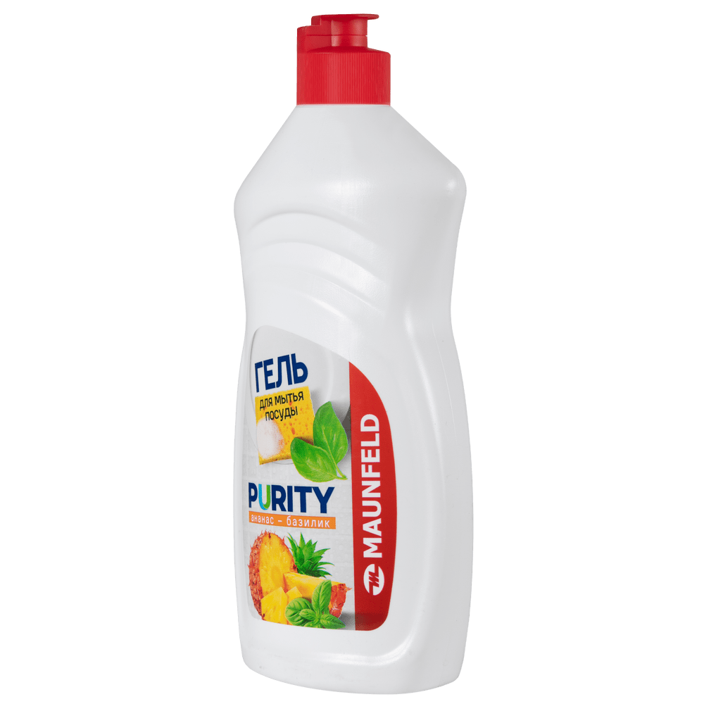 Гель для мытья посуды Maunfeld Purity Ананас и базилик 450г MDL450PF