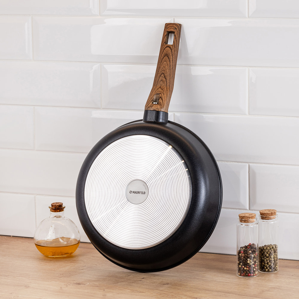 Сковорода MAUNFELD ALVA MF24LV01FP из литого алюминия, 24 см