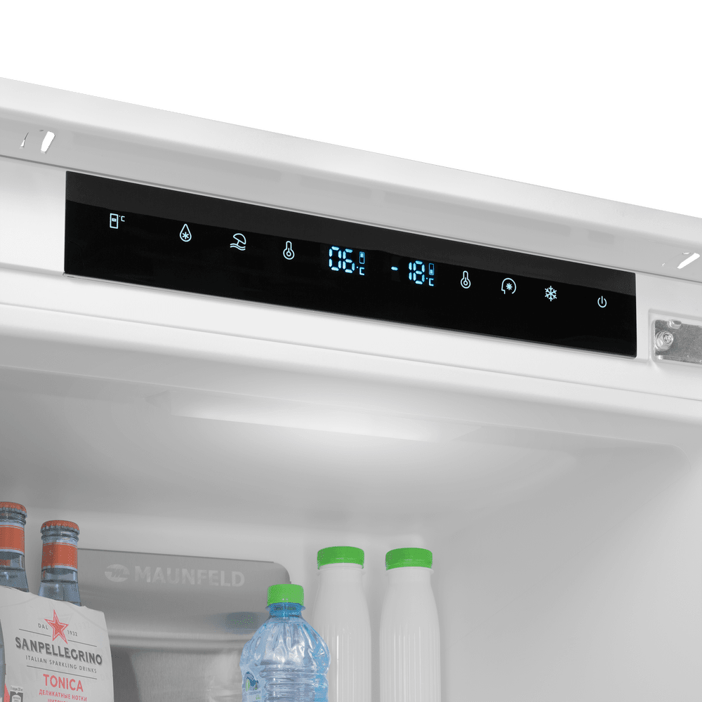 Холодильник-морозильник встраиваемый MAUNFELD MBF19354NFWGR LUX Inverter