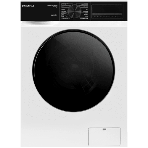 Стиральная машина с инвертором и паром MAUNFELD MFWM128ISTWH054