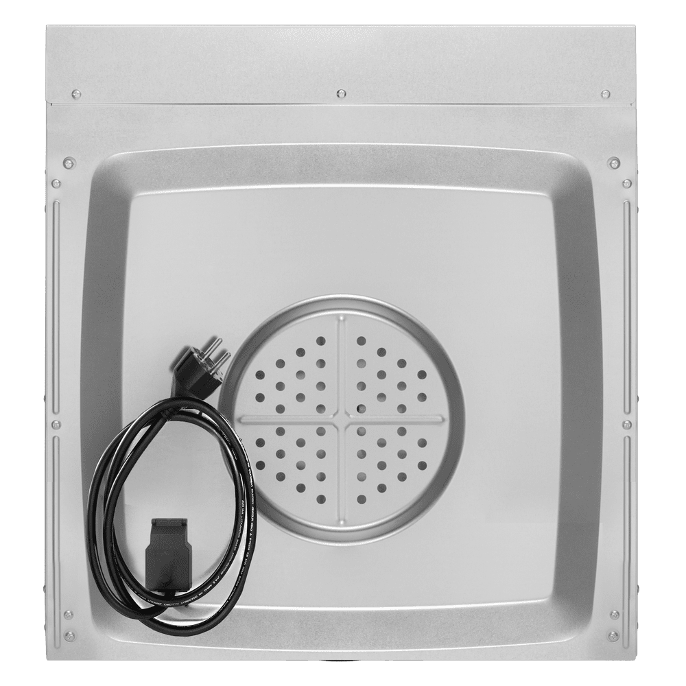 Электрический серый духовой шкаф 60 см с режимом конвекции