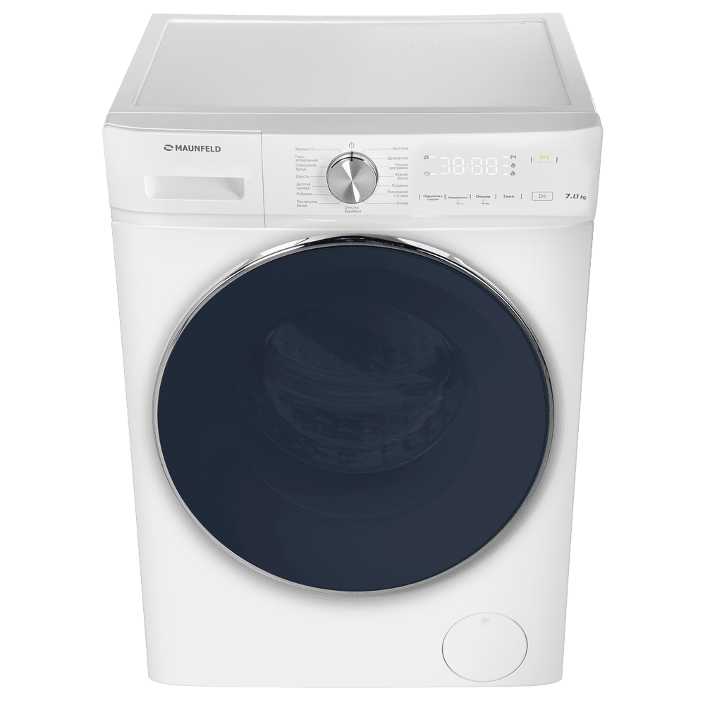 Стиральная машина c инвертором и паром MAUNFELD MFWM127IWH053