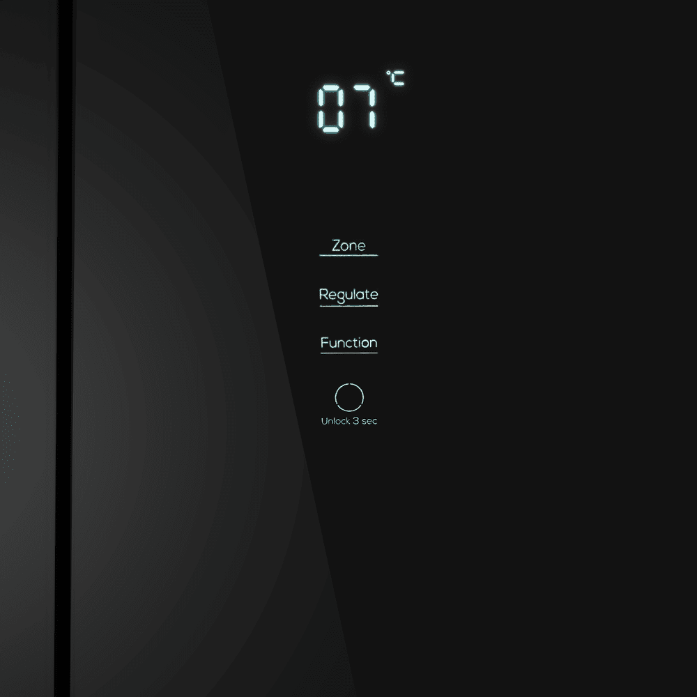 Холодильник с инвертором MAUNFELD MFF190NFB01