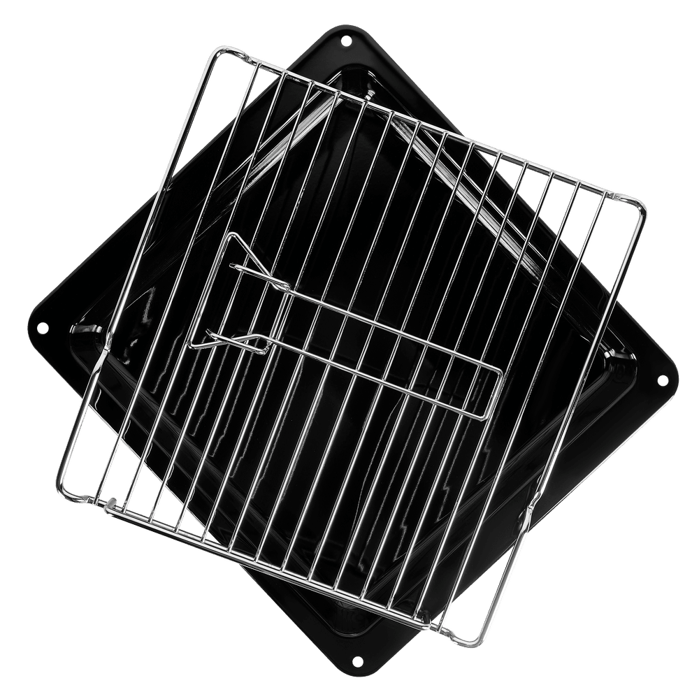 Электрический  черный духовой шкаф 45 см