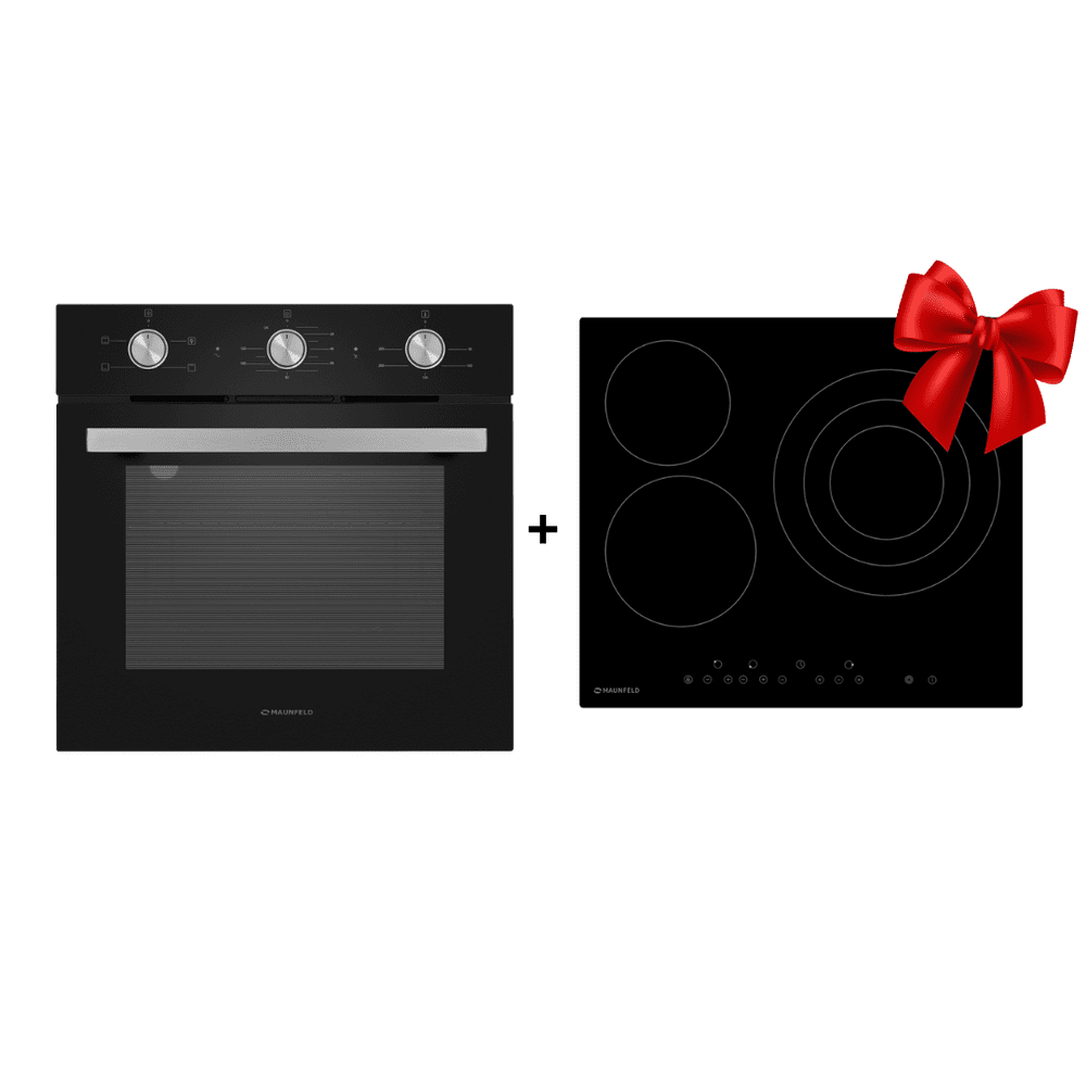 Шкаф духовой электрический MAUNFELD AEOC6040B +EVCE.593.T-BK В ПОДАРОК