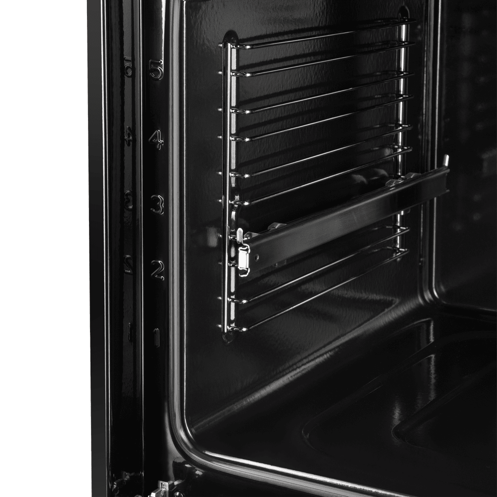 Электрический  черный духовой шкаф 60 см с режимом конвекции