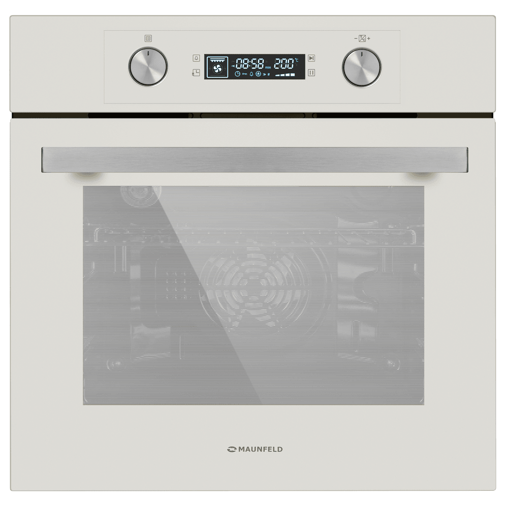 Электрический  бежевый духовой шкаф 60 см