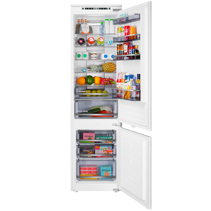 Холодильник-морозильник встраиваемый MAUNFELD MBF193NFWGR Inverter