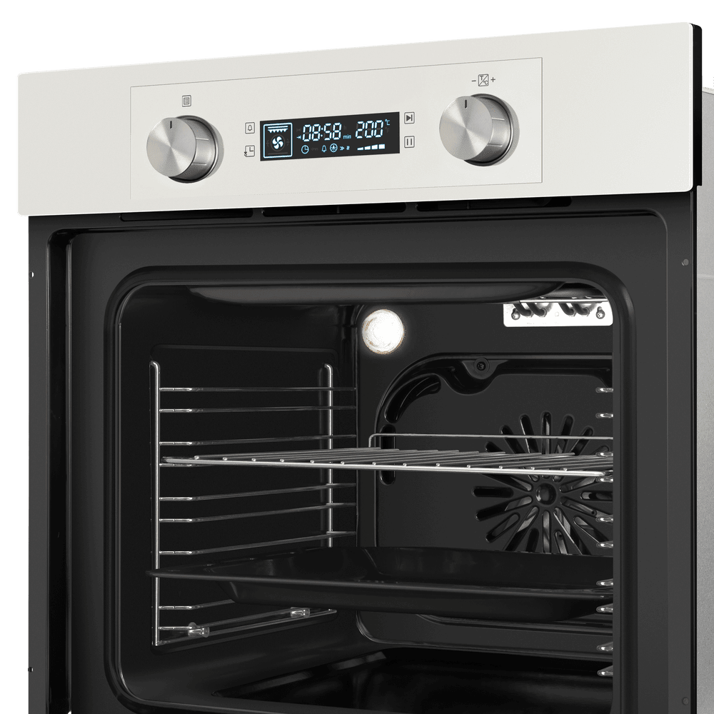 Электрический  бежевый духовой шкаф 60 см